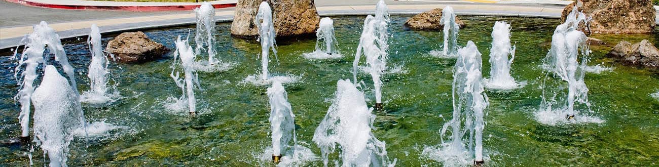 front campus fountain