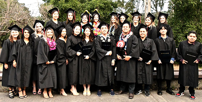 large group of graduates