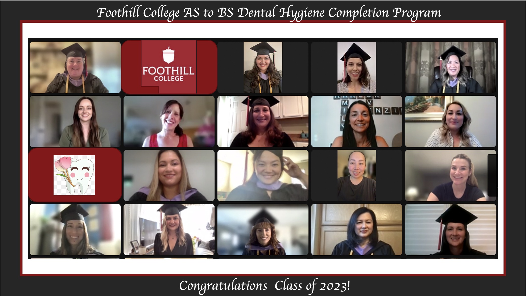 Class of 2023 Virtual Graduation Screen shot