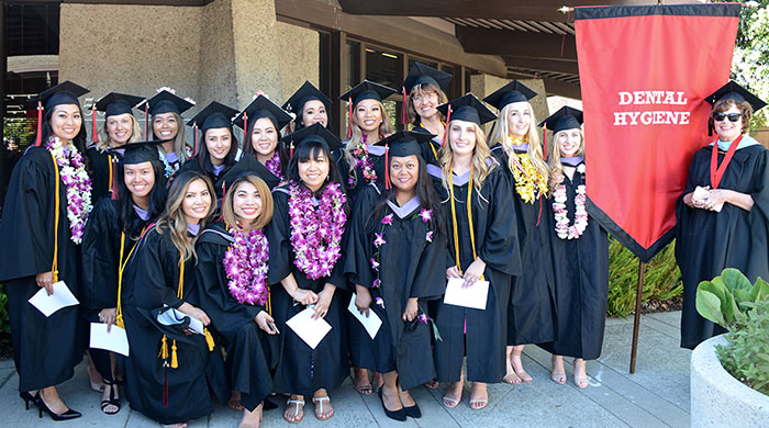 Dental Hygiene graduating class of 2018