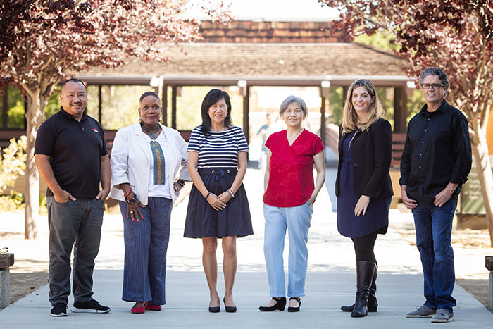 EOPS team members four women and two males