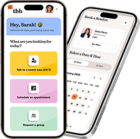 tbh mobile app screen