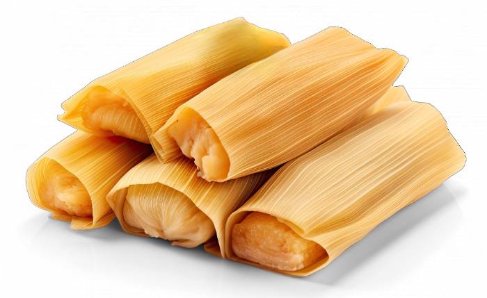 Five tamales