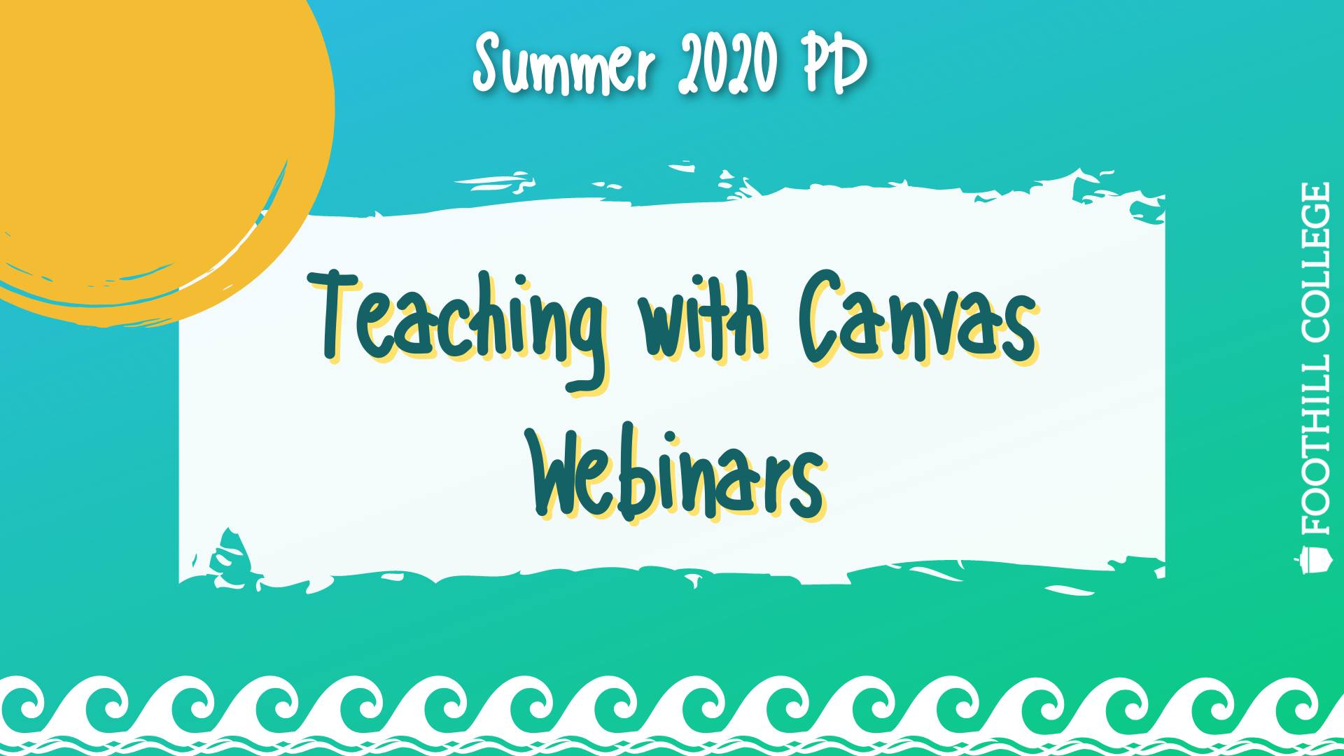 Teaching with Canvas webinars
