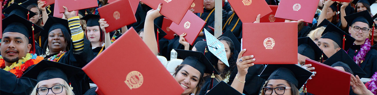 Large group of graduates